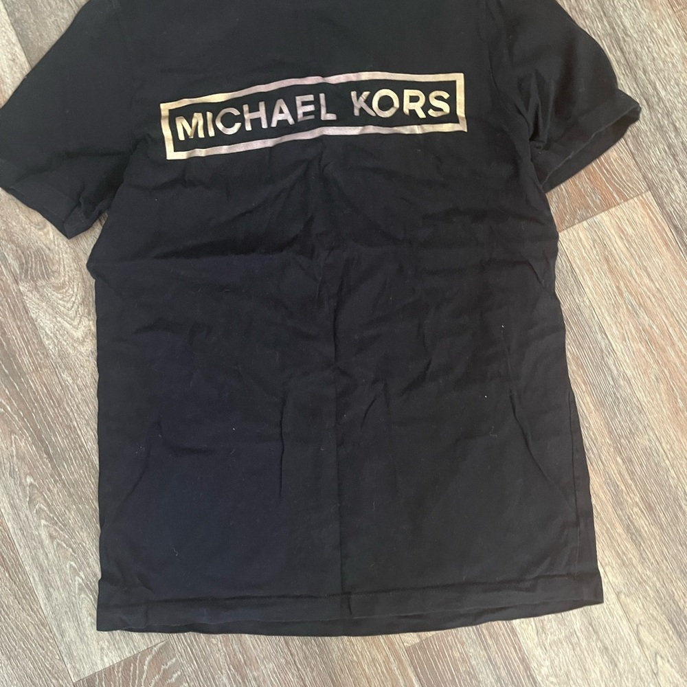 Michael Kors Black Short Sleeve Tee